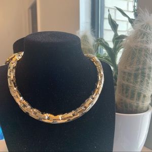 🆕Eddie Borgo 12K gold plated Supra link necklace